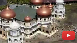 Tsunami mosques Miracle of Allah 